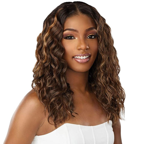 Sensationnel Butta Lace Human Hair Blend HD Lace Front Wig - LOOSE CURLY 18"