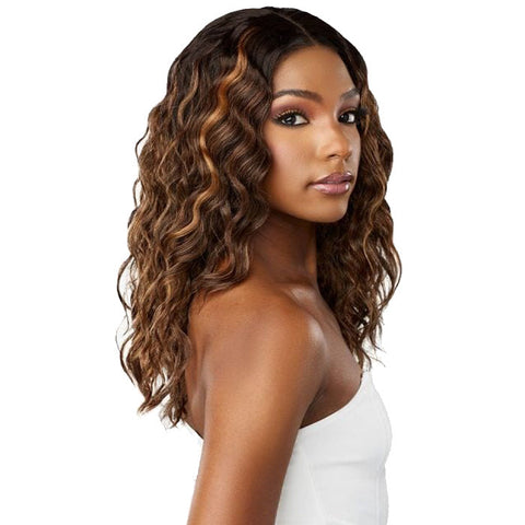 Sensationnel Butta Lace Human Hair Blend HD Lace Front Wig - LOOSE CURLY 18"