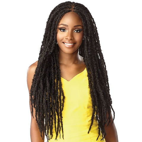 Sensationnel Cloud 9 Swiss Lace HD 4X4 Part Braided Lace Front Wig - BUTTERFLY LOCS 30