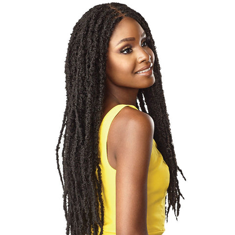 Sensationnel Cloud 9 Swiss Lace HD 4X4 Part Braided Lace Front Wig - BUTTERFLY LOCS 30