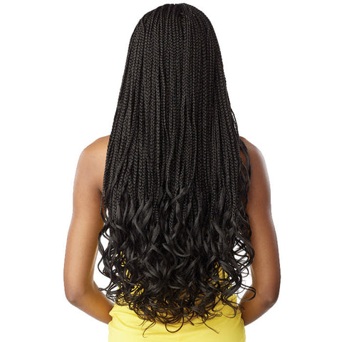 Sensationnel Cloud 9 Glueless HD 4X4 Braided Lace Front Wig - BOX FRENCH CURL 30"