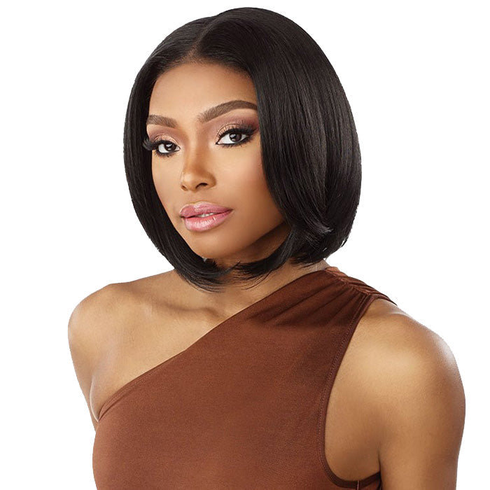 Sensationnel What Lace Human Hair Blend 13x6 HD Lace Front Wig - DAYANA 12"