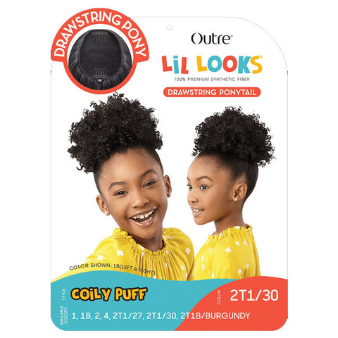 Outre Lil Looks Drawstring Ponytail - COILY PUFF