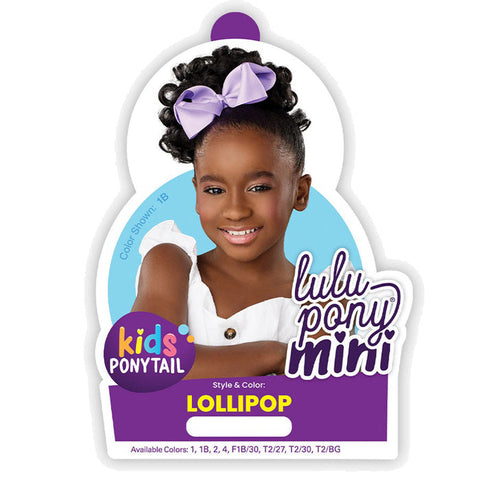 Sensationnel Lulu Pony Mini Kids Ponytail - LOLLIPOP