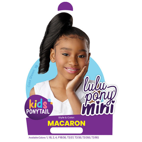 Sensationnel Lulu Pony Mini Kids Ponytail - MACARON