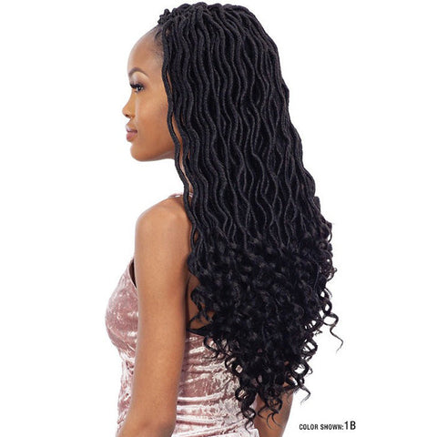 Mayde Beauty Pre-Looped Crochet Braid - 36 WAVY GODDESS LOCS 18"