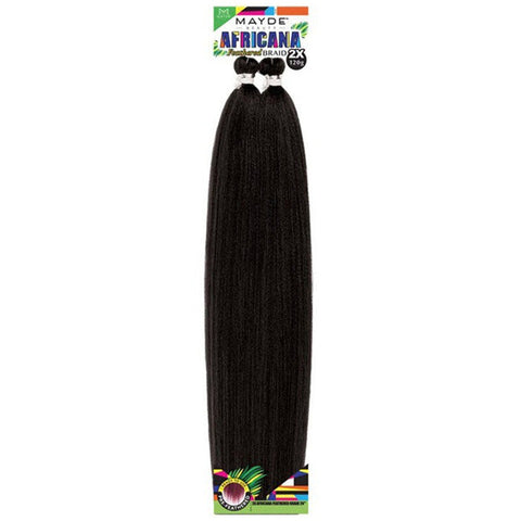 Mayde Beauty Africana 2X Pre-Feathered Braid  - 24"/32"