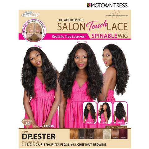 Motown Tress  Salon Touch Lace HD Spinable Deep Part Wig - DP.ESTER