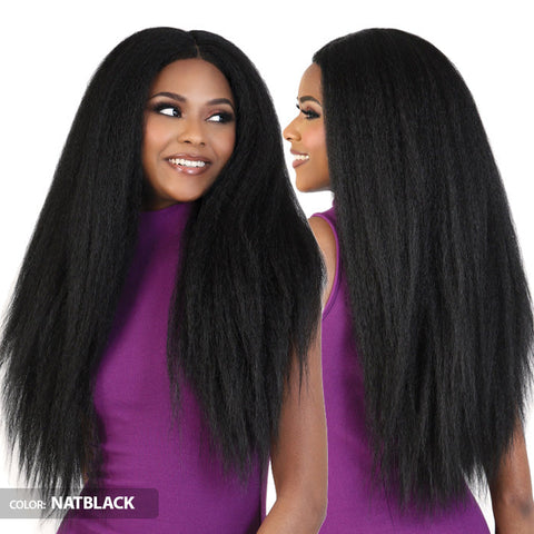 Motown Tress GLAM TOUCH Human Hair Blend Glueless HD Lace Wig - HBL.KIMIA