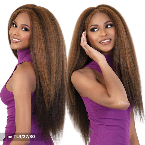 Motown Tress GLAM TOUCH Human Hair Blend Glueless HD Lace Wig - HBL.KIMIA