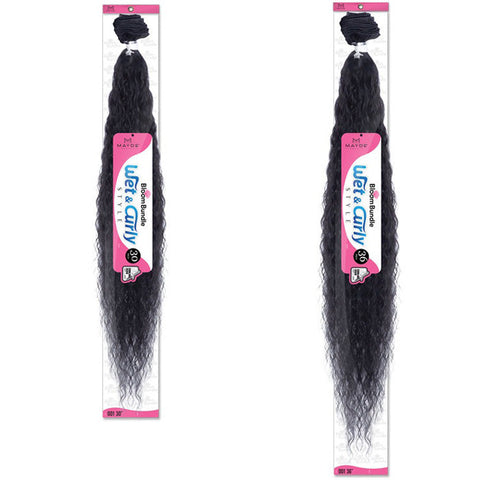 Mayde Beauty Bloom Bundle Weave - WET & CURLY 001 30"/36"