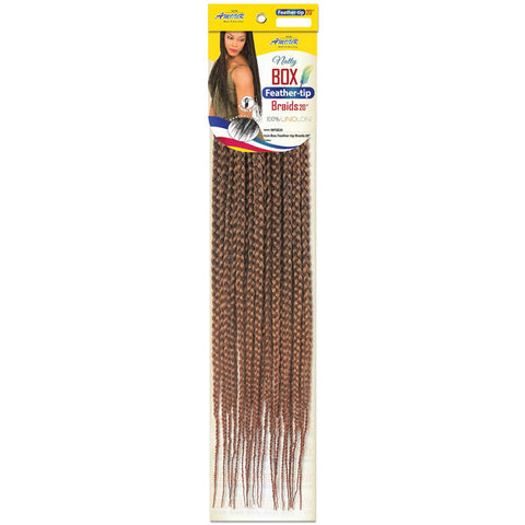 Amour Pre-Looped Crochet Braids - FEATHER TIP BOX BRAIDS 20"