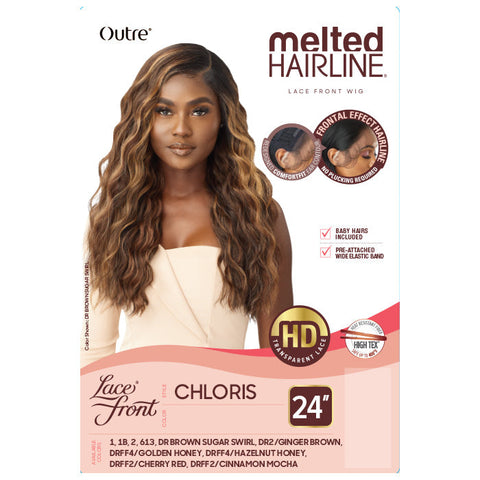 Outre Melted Hairline Glueless HD Transparent Lace Front Wig - CHLORIS