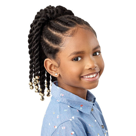 Outre Lil Looks Drawstring Ponytail - BEADED TWIST 12"