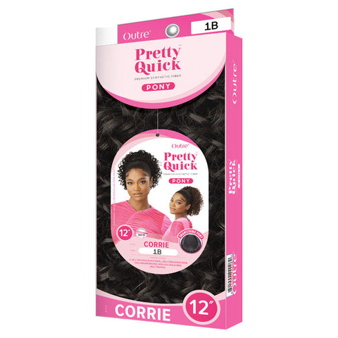 Outre Pretty Quick Drawstring Ponytail - CORRIE