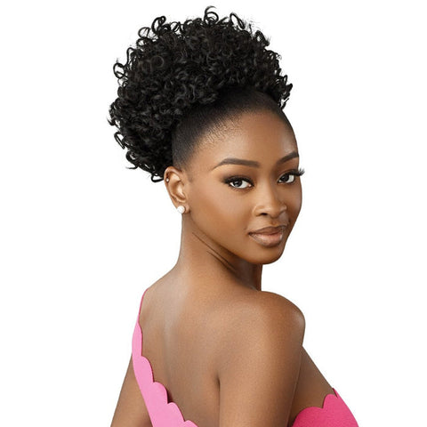 Outre Pretty Quick Drawstring Ponytails - CURLY PUFF