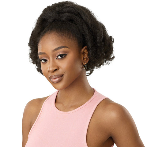 Outre Pretty Quick Drawstring Ponytail - KINKY CURLY 12"