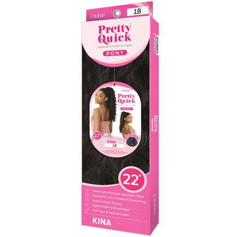 Outre Pretty Quick Drawstring Ponytail - KINA