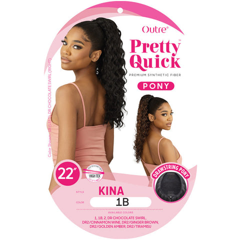 Outre Pretty Quick Drawstring Ponytail - KINA