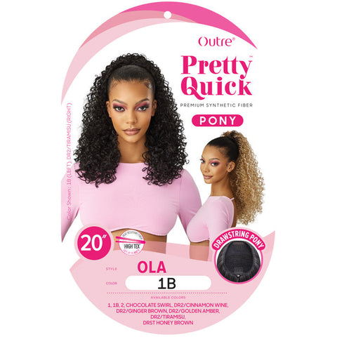 Outre Pretty Quick Drawstring Pony - OLA