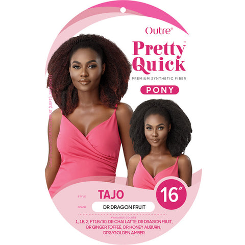 Outre Pretty Quick Drawstring Ponytail - TAJO 16"
