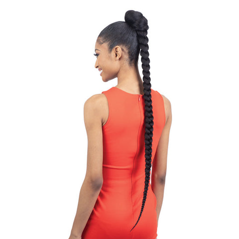 Freetress Equal Drawstring Ponytail - Pre-Stretched Braided Ponytail 38"