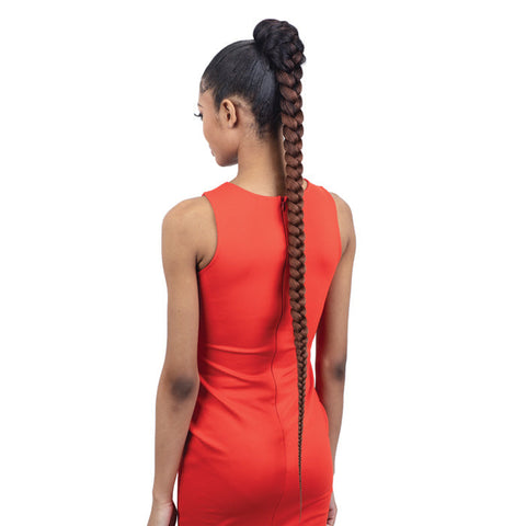 Freetress Equal Drawstring Ponytail - Pre-Stretched Braided Ponytail 38"