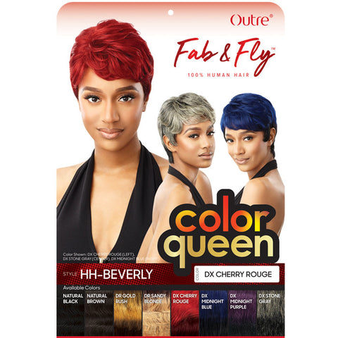Outre Fab & Fly 100% Human Hair Full Cap Wig - BEVERLY