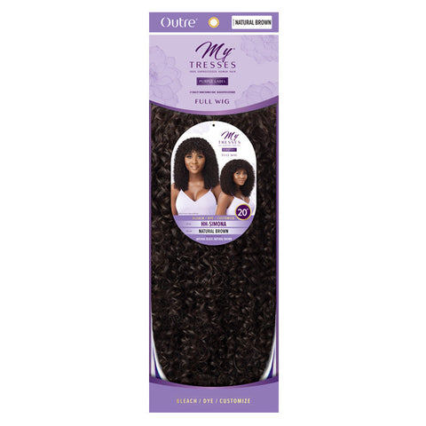 Outre 100% Unprocessed Human Hair Full Cap Wig - SIMONA