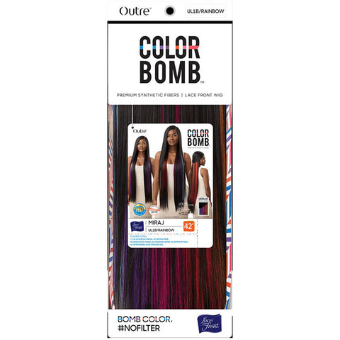 Outre Color Bomb 5" Deep Part HD Lace Front Wig - MIRAJ