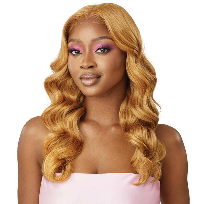 Outre Airtied Glueless Human Hair Blend 13x6 HD Lace Front Wig - HHB-NATURAL BODY WAVE 22"