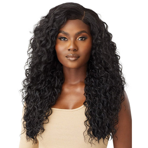 Outre Glueless 100% Human Hair Blend 5X5 HD Lace Closure Wig - HHB-MALAYSIAN DEEP 26"