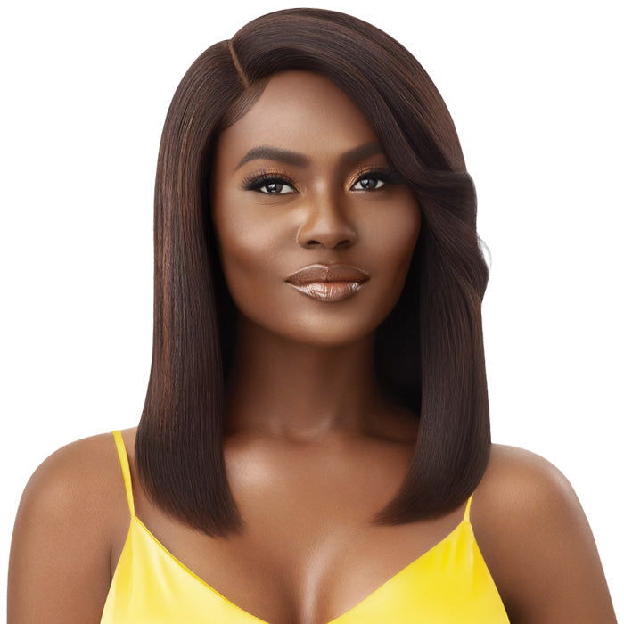 Outre My Tresses Gold Label 100% Unprocessed Human Hair HD Lace Front Wig - AMITA