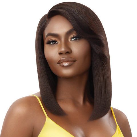 Outre My Tresses Gold Label 100% Unprocessed Human Hair HD Lace Front Wig - AMITA