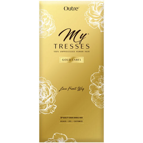 Outre My Tresses Gold Label 100% Unprocessed Human Hair HD Lace Front Wig - AMITA