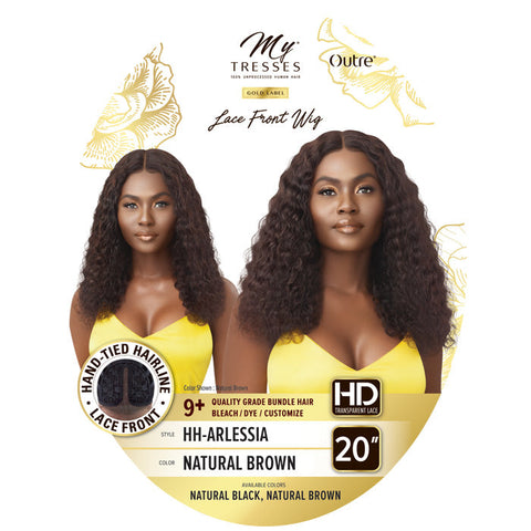 Outre My Tresses Gold Label 100% Unprocessed Human Hair HD Lace Front Wig - ARLESSIA