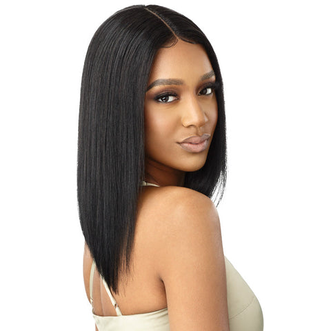 Outre My Tresses Gold Label 100% Unprocessed Human Hair HD Lace Front Wig - HH-NATURAL STRAIGHT 16"
