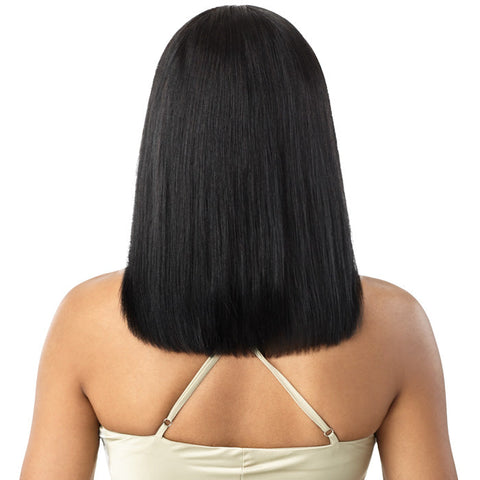 Outre My Tresses Gold Label 100% Unprocessed Human Hair HD Lace Front Wig - HH-NATURAL STRAIGHT 16"