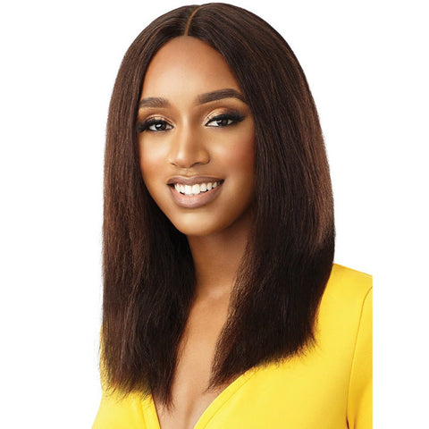 Outre The Daily 100% Unprocessed Human Hair Lace Part Wet & Wavy Wig - NATURAL DEEP 16