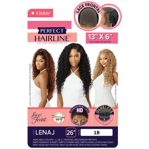 Outre Perfect Hairline Glueless 13x6 HD Lace Front Wig - LENAJ - Fully Hand-Tied