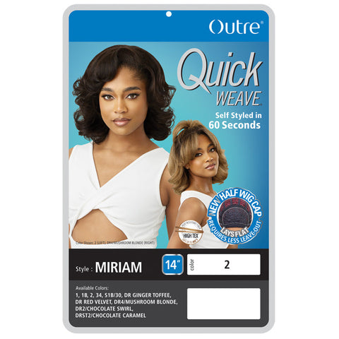 Outre Quick Weave Half Wig - MIRIAM