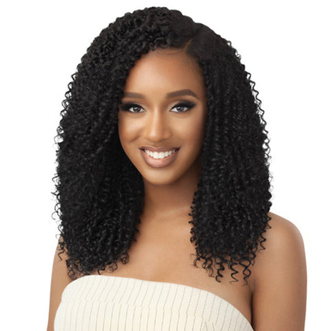 Outre 100% Human Hair Blend U Part Cap Leave Out Wig - PASSION COILS 20
