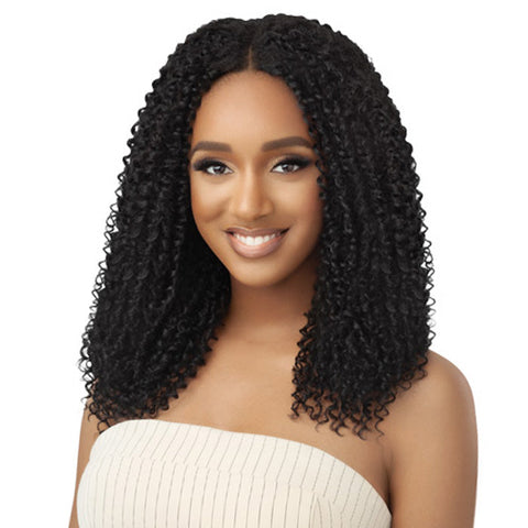Outre 100% Human Hair Blend U Part Cap Leave Out Wig - PASSION COILS 20