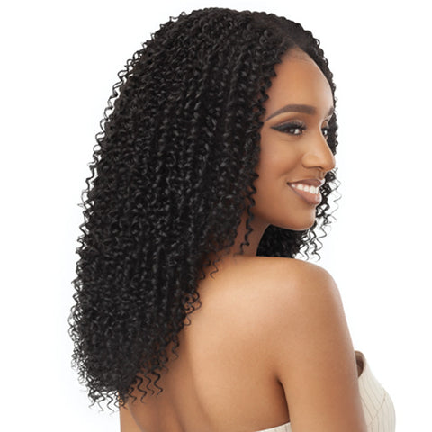 Outre 100% Human Hair Blend U Part Cap Leave Out Wig - PASSION COILS 20