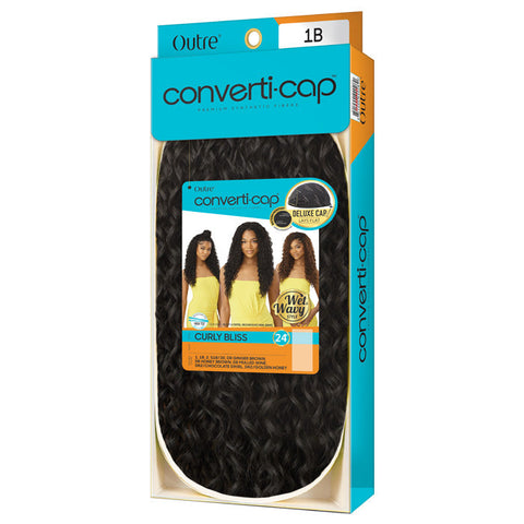 Outre Converti-Cap Wet and Wavy Half Wig - CURLY BLISS 24