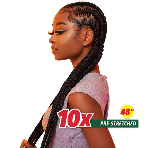 Sensationnel X-Pression Braiding Hair Bulk - 10X PRE-STRETCHED BRAID 48"