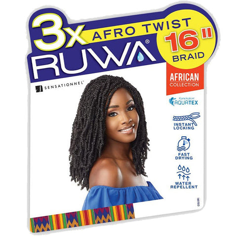 Sensationnel Ruwa Braid - 3X AFRO TWIST 16"