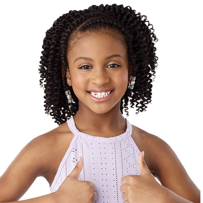 Sensationnel Kids Braids Lulu Mini Pre-looped Crochet Braids - 2X WAND TWIST 7