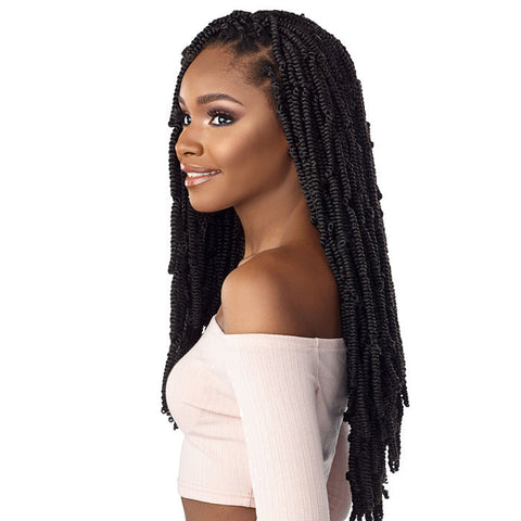 Sensationnel Lulutress Fully-Folded Pre-Stretched Braid - 3X AFRO TWIST 24"
