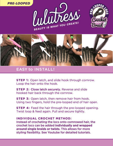 Sensationnel Lulutress Crochet Braid 2X OCEAN WAVE 8 Inch